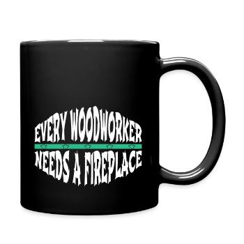 citation amusante amériques exploitation forestière - Mug uni - noir - Droite