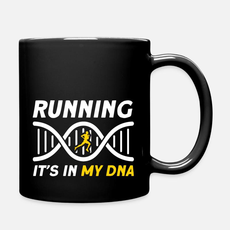 Motivation Streak Running Runner Marathon - Mug uni - noir