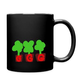 Gacheuman et les trèfles à quatre feuille. - Mug uni - noir - Droite