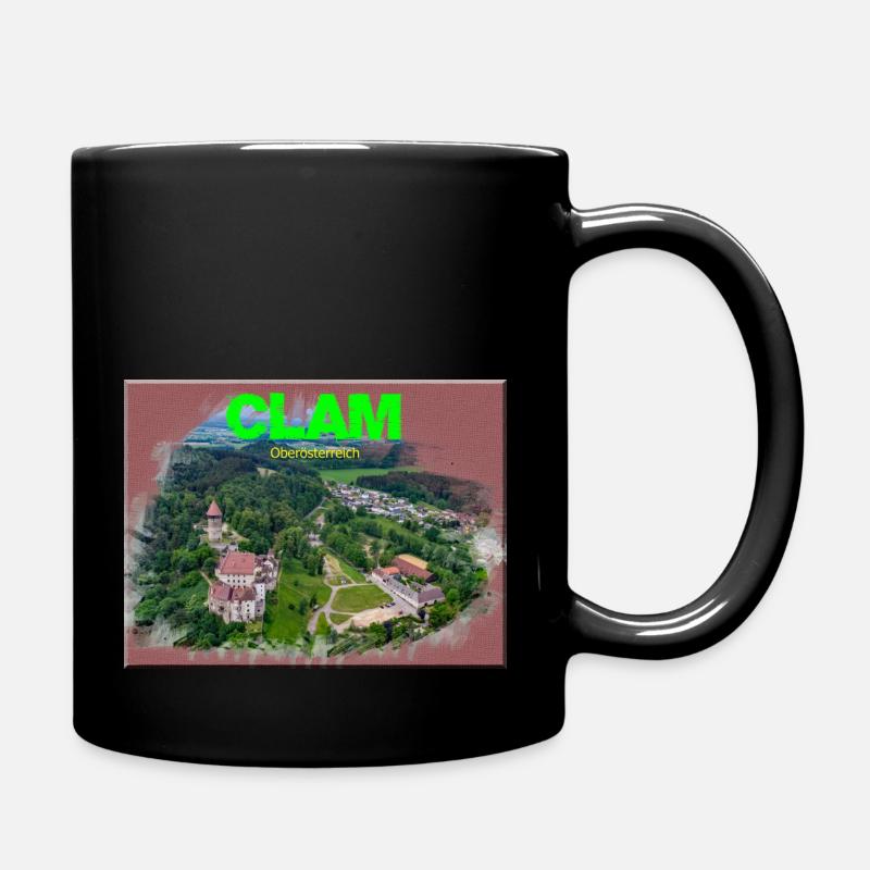 CLAM Art 3.0 - Tasse einfarbig - Schwarz