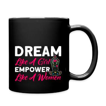 Puissante en tant que femme féministe - Mug uni - noir - Droite