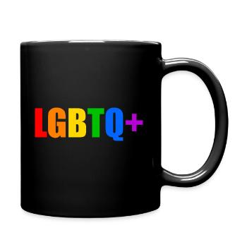 Arc-en-ciel LGBTQ - Mug uni - noir - Droite