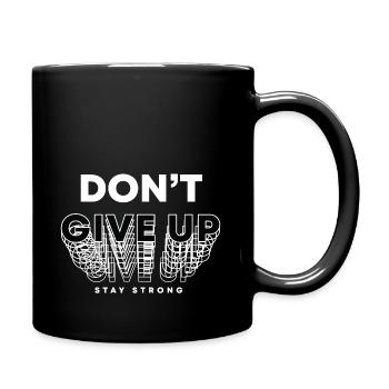 Bowelbabe Fun - Don't Give Up - Full Colour Mug - black - Right