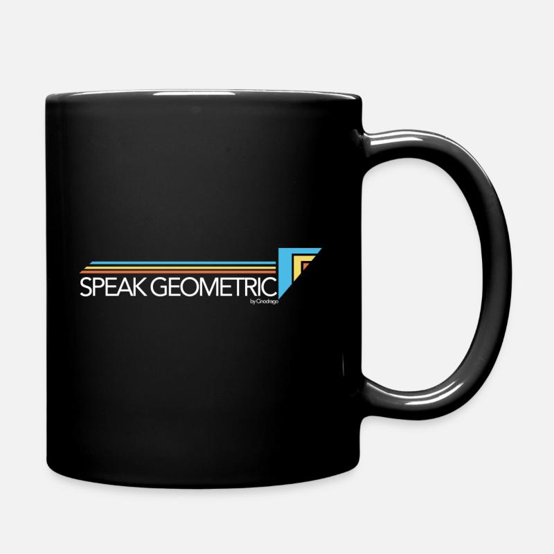 Speak Geometric de Cinodrago - Mug uni - noir