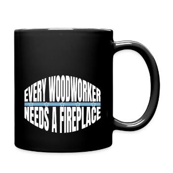 charpentier drôle tshirts bingo salle tshirts - Mug uni - noir - Droite