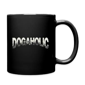 DOGAHOLIC IGP Motif de chien mondioring - Mug uni - noir - Droite