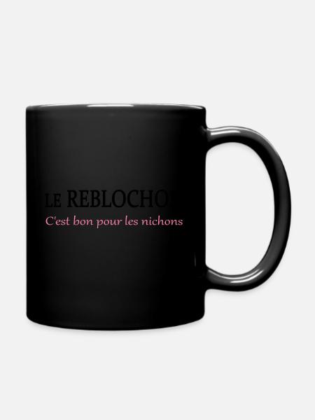Le reblochon c'est bon - Mug uni - noir