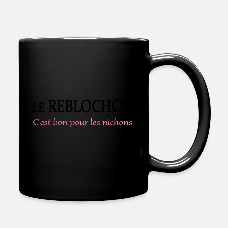 Le reblochon c'est bon - Mug uni - noir