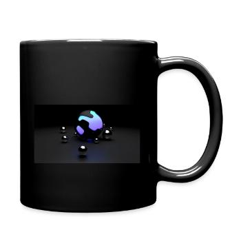 Boules illuminées - Mug uni - noir - Droite