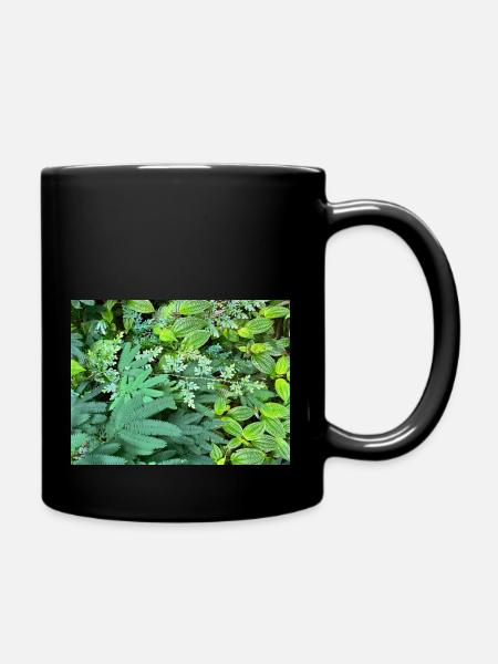 Tropical Plant Arrangement - Tasse einfarbig - Schwarz