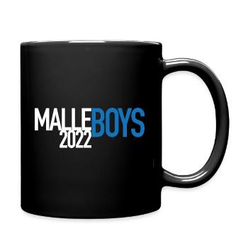 Malle #04 - Tasse einfarbig - Schwarz - Rechts