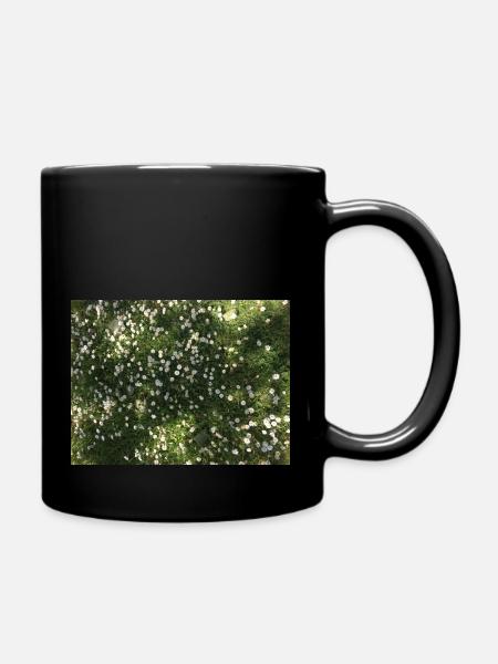 Gänseblümchen - Tasse einfarbig - Schwarz