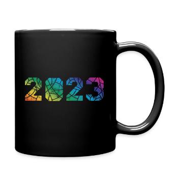 2023 - Tasse einfarbig - Schwarz - Rechts