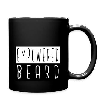beard beard lover earloop facical hair - Tasse einfarbig - Schwarz - Rechts