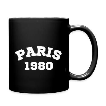 PARIS 1980 - Special Edition - Design Vintage - Mug uni - noir - Droite