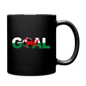 Football Pays de Galles But - Mug uni - noir - Droite