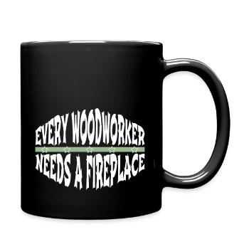 Déclaration Carpenter Saw Felling Carpenter Tshirts - Mug uni - noir - Droite