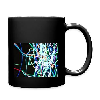 shine colourful bright- for apassionate unicorns - Tasse einfarbig - Schwarz - Rechts