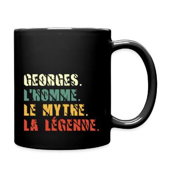Georges l homme le mythe la légende - Mug uni - noir - Droite