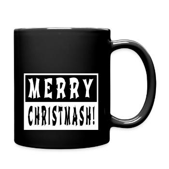 christmas bedroom cool gift dino bike moon quote - Tasse einfarbig - Schwarz - Rechts