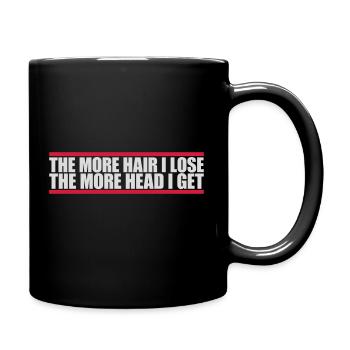 I get more head - Full Colour Mug - black - Right