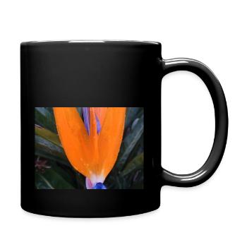 Fleur - Mug uni - noir - Droite