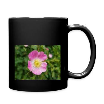 sweet briar auch eglantine rose Weinrose - Tasse einfarbig - Schwarz - Rechts