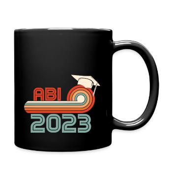 ABI 2023 Shirt Schulabschluss 2023 - Tasse einfarbig - Schwarz - Rechts
