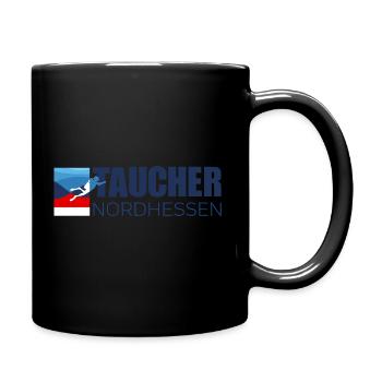 Taucher Nordhessen (W/S) Transparent - Tasse einfarbig - Schwarz - Rechts