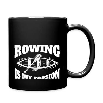 rameur rameur rameur disant club d’aviron drôle - Mug uni - noir - Droite