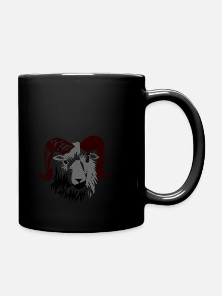 Bock - Tasse einfarbig - Schwarz
