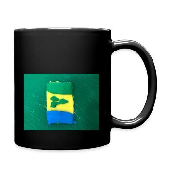 Saint Vincent design clothes - Full Colour Mug - black - Right