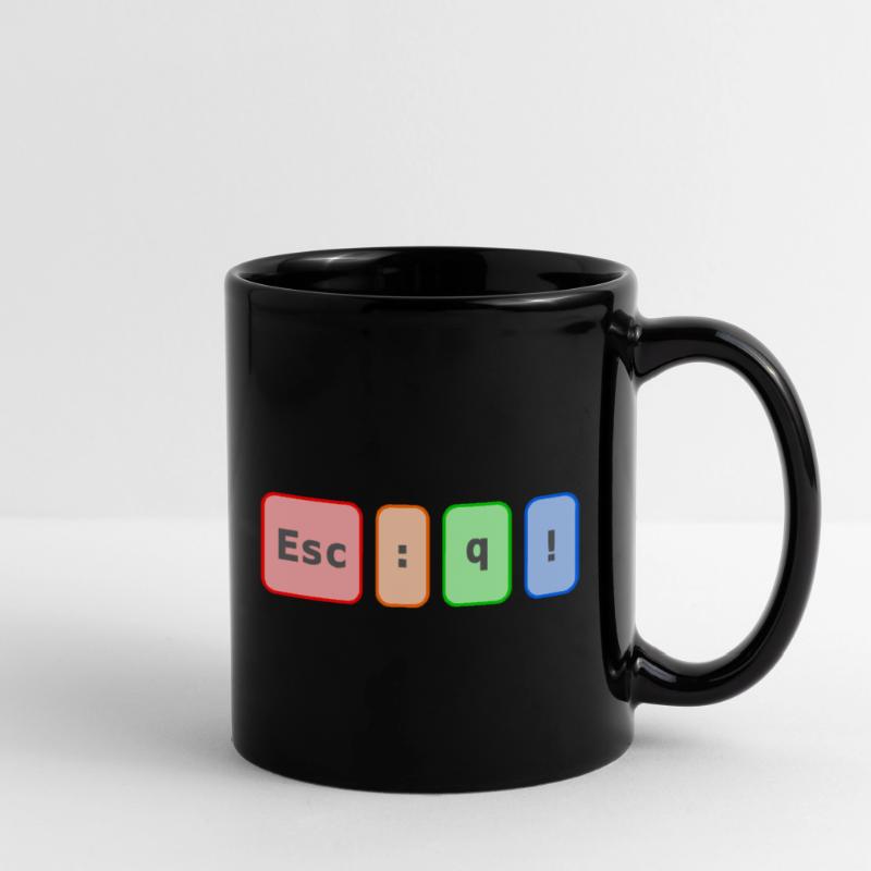 Code d’échappement Vim (couleur) Mug uni
