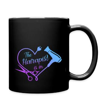 The Therapist is in - Full Colour Mug - black - Right
