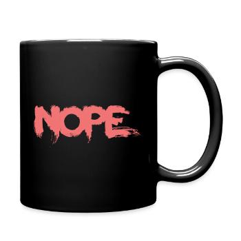 NOPE - ne soyez pas un béni-oui-oui! - Mug uni - noir - Droite