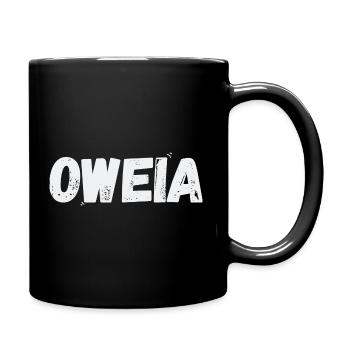 Oweia - Tasse einfarbig - Schwarz - Rechts
