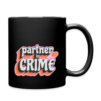 Partner in Crime Design - Tasse einfarbig - Schwarz - Rechts