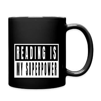 Déclaration de chemise de gardien de livre Nerd Geek - Mug uni - noir - Droite