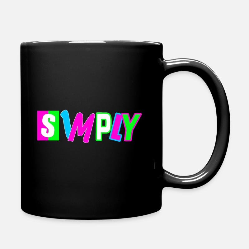 Simply - Full Colour Mug - black