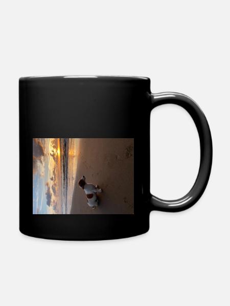 Molly the Dachshund - Full Colour Mug - black
