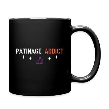 Skate-Süchtiger - Tasse einfarbig - Schwarz - Rechts
