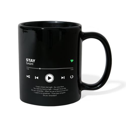 STAY - Play Button & Lyrics - Full Colour Mug