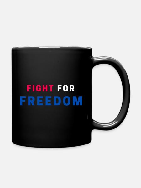 Lutte pour la liberté - Mug uni - noir