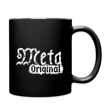 Meta Original - Tasse einfarbig - Schwarz - Rechts