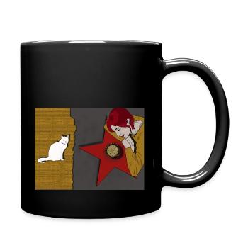 En attendant l'amour - Mug uni - noir - Droite