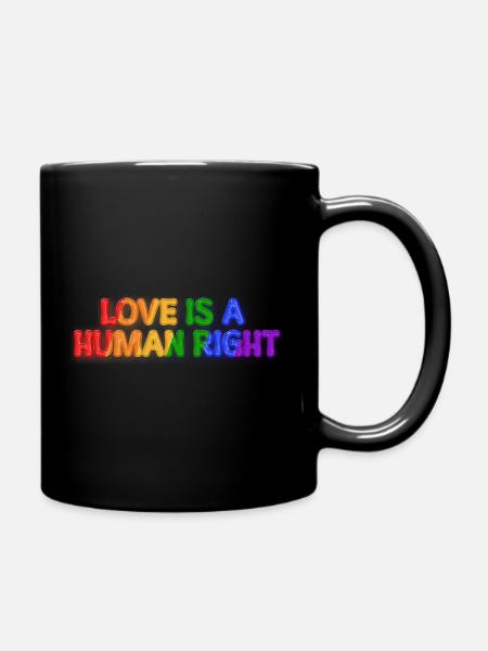 Pride Month Text 1 - Tasse einfarbig - Schwarz