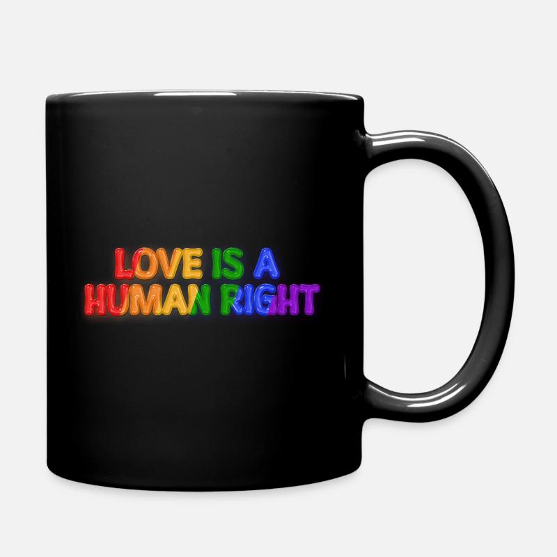 Pride Month Text 1 - Tasse einfarbig - Schwarz