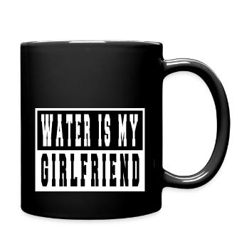 T-shirts de natation adulte Drôle de natation - Mug uni - noir - Droite