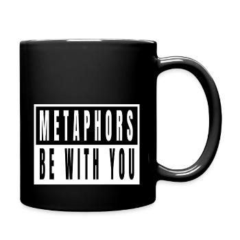 Écrire un amoureux des livres créatifÉcrire des tasses à café - Mug uni - noir - Droite