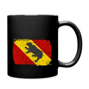Bern - Kanton Bern - Stadt Bern - Tasse einfarbig - Schwarz - Rechts